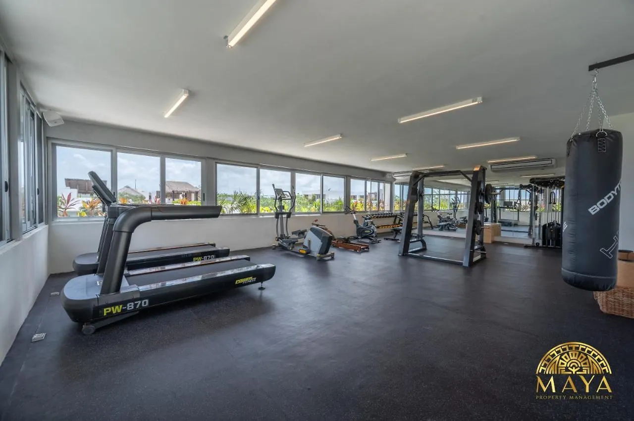 Nhoa 208B Lux 1Br Condo Jungle View In Aldea Zama 图卢姆 度假居