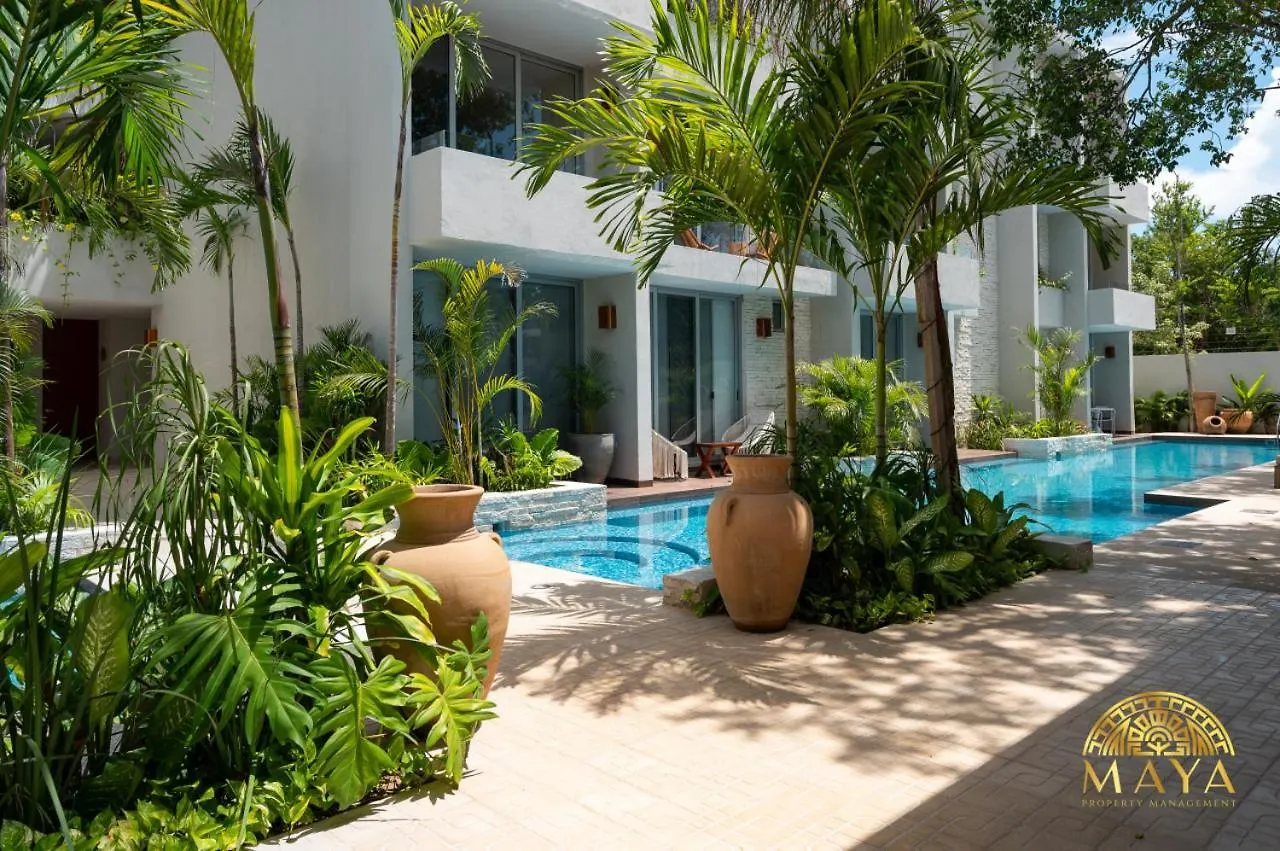 度假居 Nhoa 208B Lux 1Br Condo Jungle View In Aldea Zama 图卢姆
